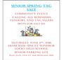 Senior Spring Tag Sale